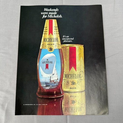 Vintage michelob beer print - michelob,