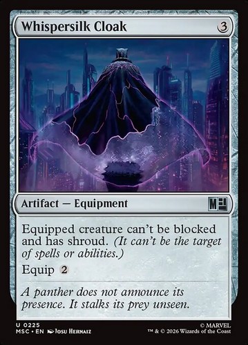 Mtg whispersilk cloak - cloak, msc
