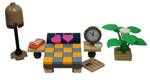 Lego bedroom set bed clock - bedroom,