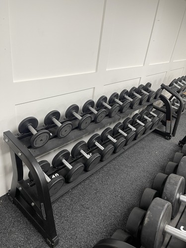 Technogym urethane dumbbells - urethane,