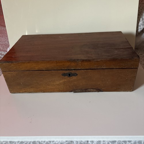 Antique mahogany writing - mahogany,