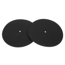  2 Pcs Rubber Turntable Mat