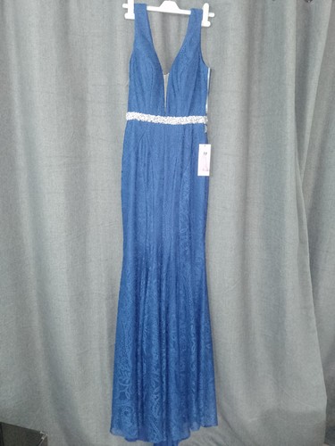 Pia micha navy blue dress - blue,