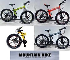 26 Inch Mountain Folding Bike 21-Speed Adult bicycle Dual Suspension