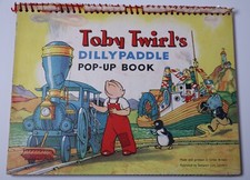 Toby Twirl's Dillypaddle Pop-up Book (NO FRONT COVER + BACK COVER HAS COME OFF)