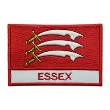  Essex County Flag Patch Iron On Patch Sew On Badge Embroidered Patch