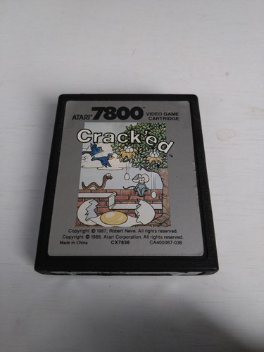 Cracked atari 7800 - cracked, (cart