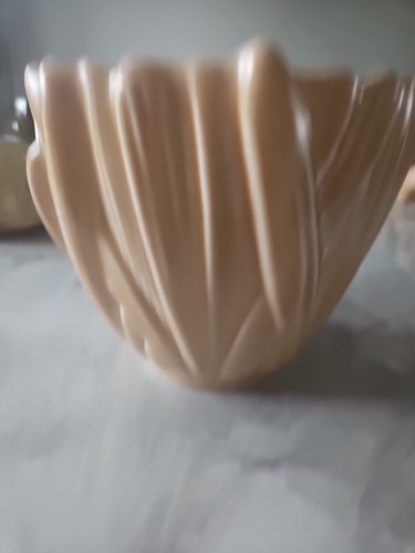 Sylvac beige tall leaves - tall,