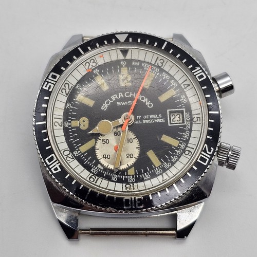 Vintage sicura chrono mens - vintage,