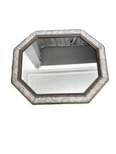 Vintage 80’s Style Wall Mirror Great Condition Painted Wooden Frame Gold Trim !!