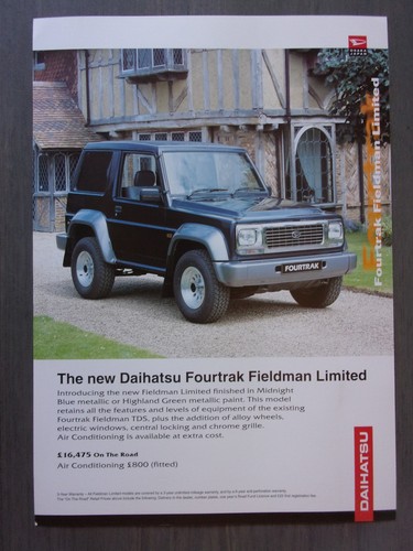 Daihatsu fourtrak fieldman - daihatsu,