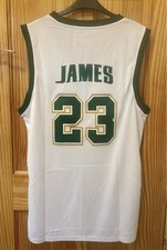 LeBron James #23 Vincent ST Mary Irish Mens Embroidered Basketball Jersey New L