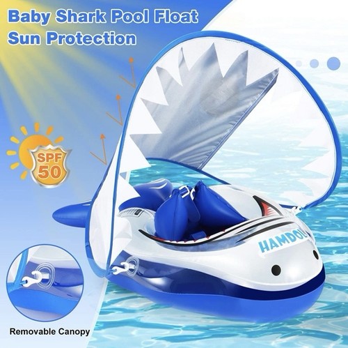 Shark baby pool float - baby,