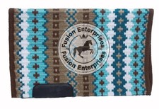 Western Horse Saddle pad Show Blanket 100%NEW ZEALAND WOOL - custom your design