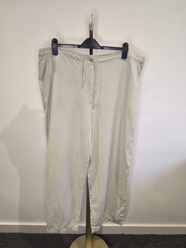 Bhs linen blend ivory trousers - bhs,
