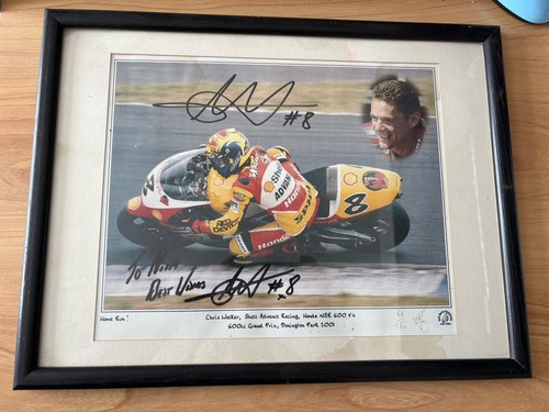Chris walker autograph picture - walker,