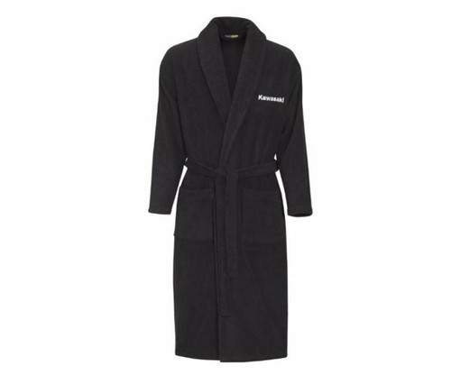 Kawasaki bathrobe black new - black,