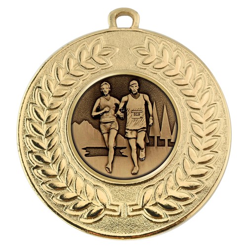 Cross country running medal - running, vf