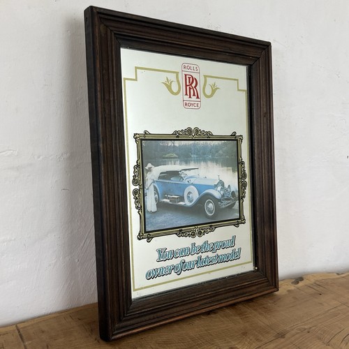 Rolls royce vintage mirror - rolls,