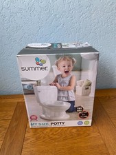 Summer size potty - my, white