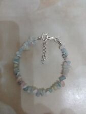 Brand New Beryl Chip Gemstone Bracelet
