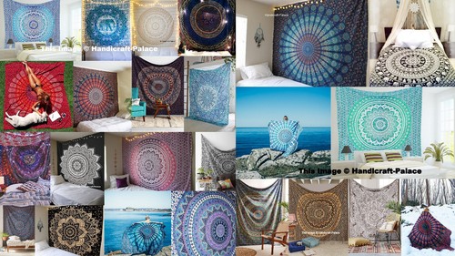 Indian mandala tapestry wall - mandala,