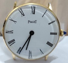 Vintage Piaget Watch ETA 2512 -1 WORKING SERVICE  PORCELAIN DIAL Case Thin 30 mm