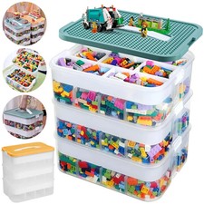 3 Tier Lego Storage Box Toy