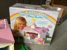 my Little Pony show stable, 1984 vintage preowned
