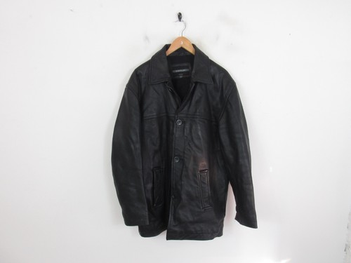 Vintage leather jacket river - vintage,