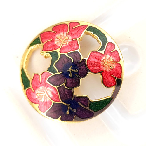 Vintage cloisonne enamel - cloisonne,