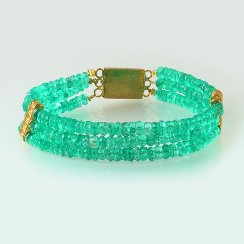 Aaa colombian emerald strand - 3,