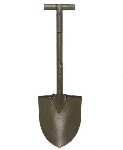 Army style wooden handled - style,