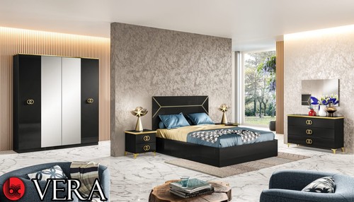 Modern vera black gold - vera, black-gold