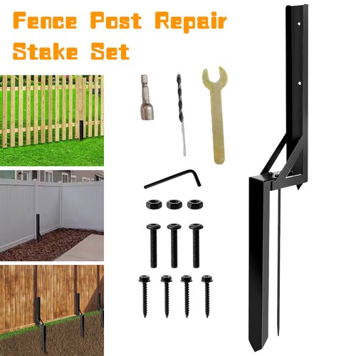 Garden fence post repair stake - repair,