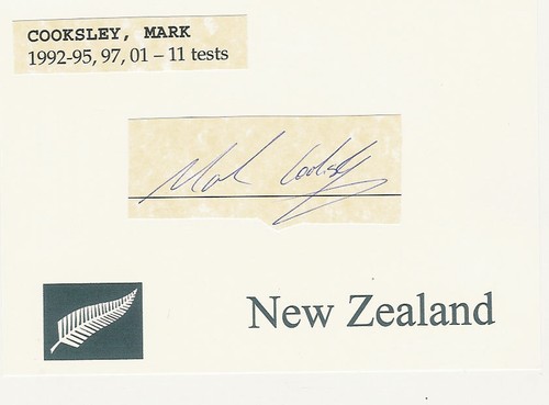 Mark cooksley all - cooksley, black