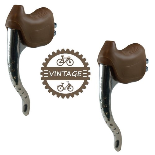 Set brake lever brown hoods - of,