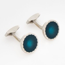 Tateossian Silver & Blue