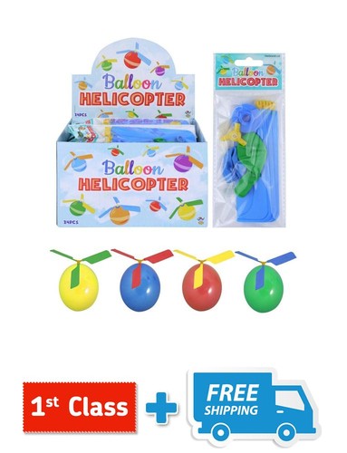 Balloon powered helicopter - balloon,