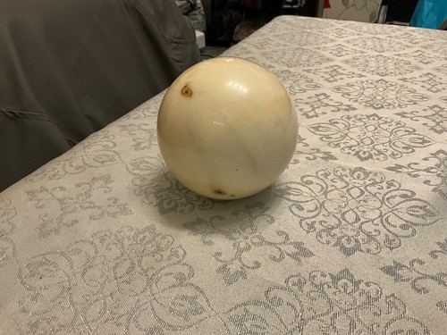 White marble orb - marble, /