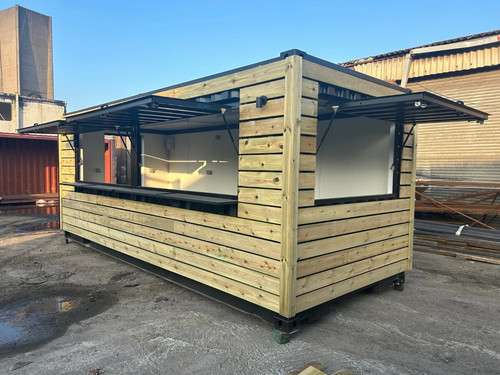 20ft 8ft kiosk shipping - kiosk,
