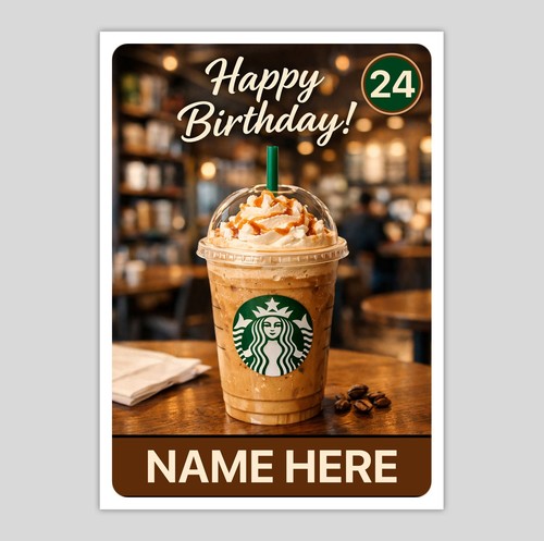 Starbucks coffee personalised - coffee,