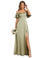Bridesmaid Dress Long Satin
