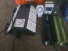 used grow equipment,6 gang extension, way extension,ballast,timer,timer box,