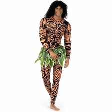 Mens Maui Costume Adult Tattoo