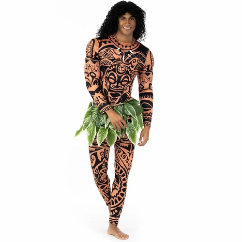 Mens maui costume adult tattoo - adult,