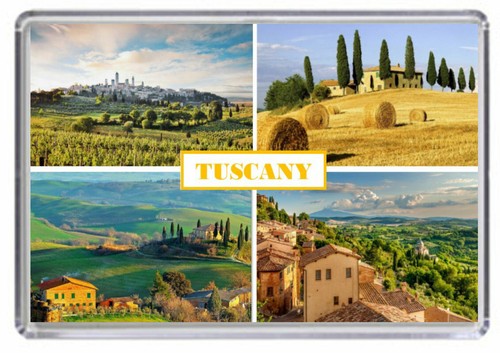 Tuscany italy fridge magnet - italy,