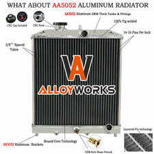 4 Rows Aluminium Radiator For