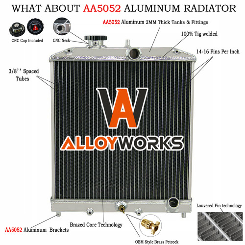 Rows aluminium radiator for - rows,