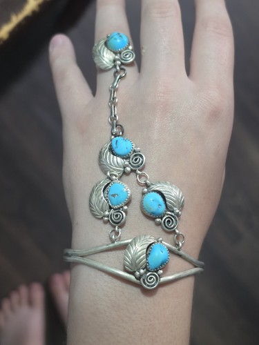 Vintage navajo sterling silver - vintage,